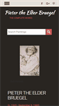 Mobile Screenshot of pieter-bruegel-the-elder.org